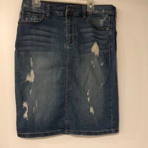 Denim skirt